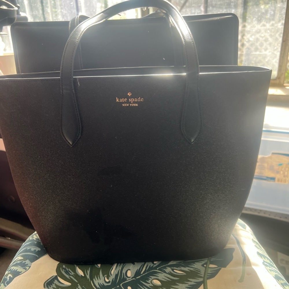 kate spade Black Tote Bag